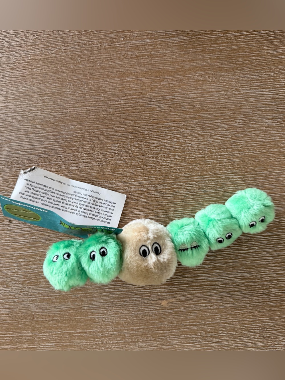 Giantmicrobes Blue-Green Algae Anabaena Plush w/ Tag